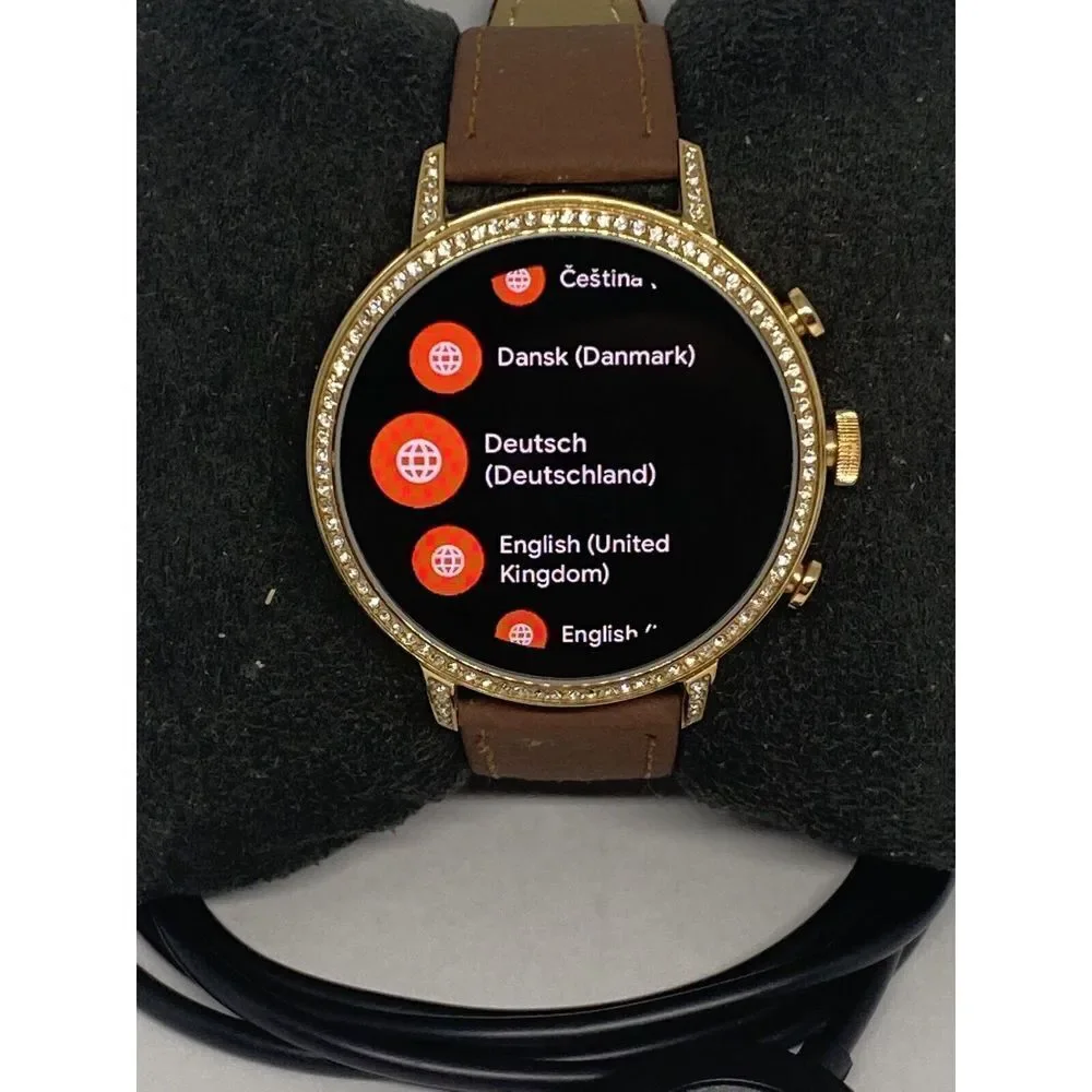 Fossil Gen 4 Authentic Digital Dial Smart Watch Custom Band FTW6011 AB447